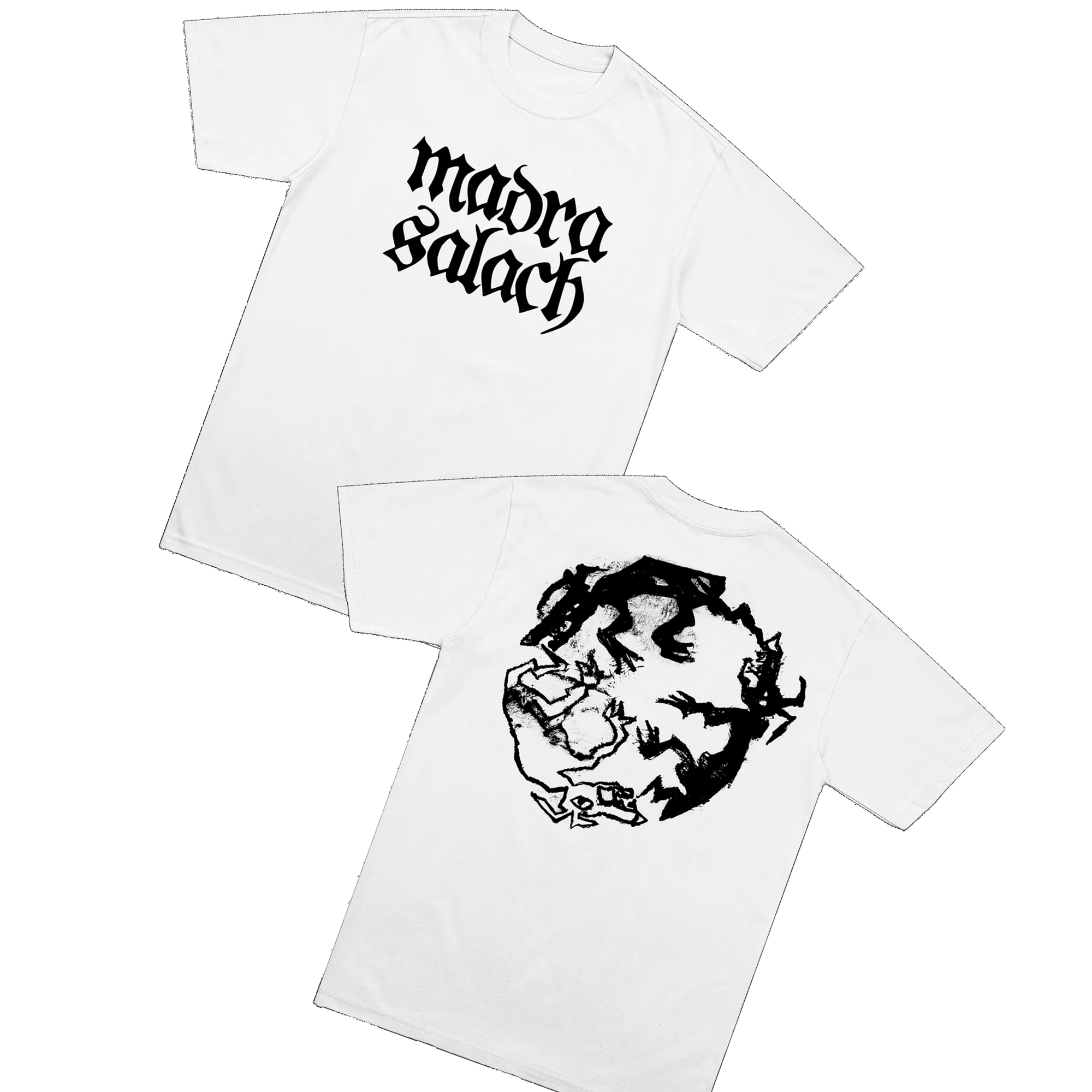 Madra Salach Store Merch Shop Logo T-Shirt White