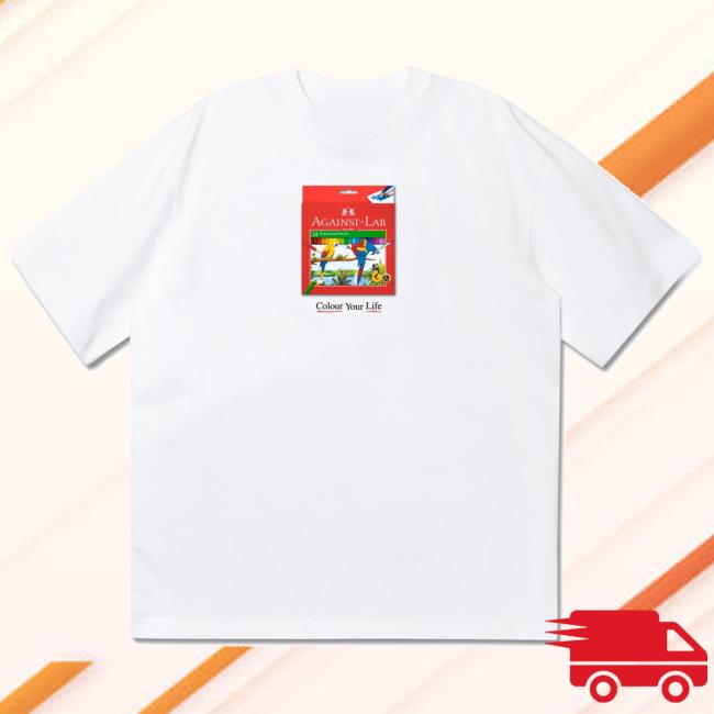 Against Lab Store Merch Shop Colour Your Life Tee White