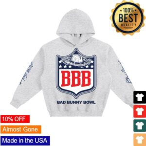 Bronx Native Shop Merch Store Bad Bunny Bowl Fleeced Boxy Hoodie