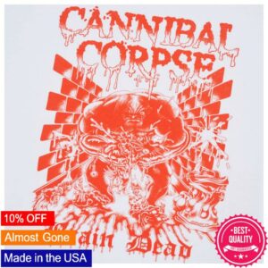 Cannibal Corpse Merch Shop Cannibal Corpse X Brain Dead Splatter Brain T-Shirt
