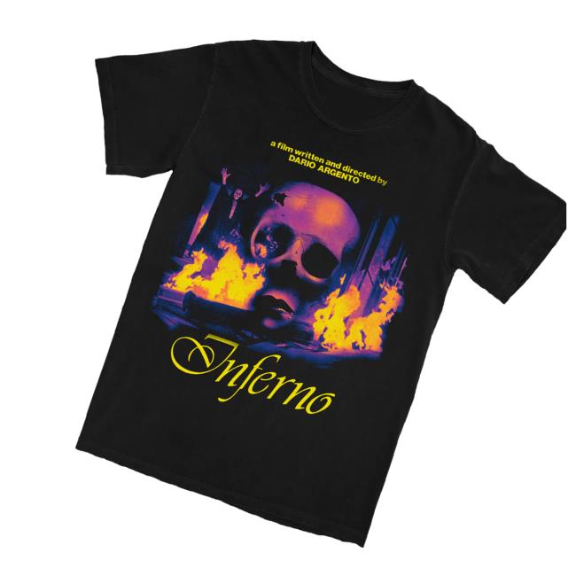 Cavitycolors Merch Store Shop Inferno 80S Horror T-Shirt