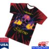 Cavitycolors Merch Store Shop Inferno 80S Horror Tie-Dye T-Shirt