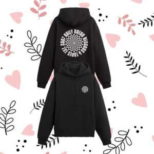 Daily Bread Merch Store Shop Checkered R&T Hoodie Black