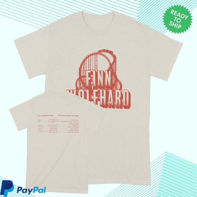 Finn Wolfhard Store Merch Shop Roller Coaster Spring 2025 Tour T-Shirt