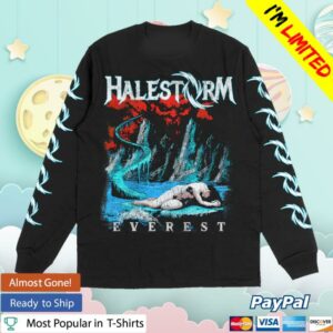 Halestorm Merch Shop Store Distressed Everest Long Sleeve (Black)