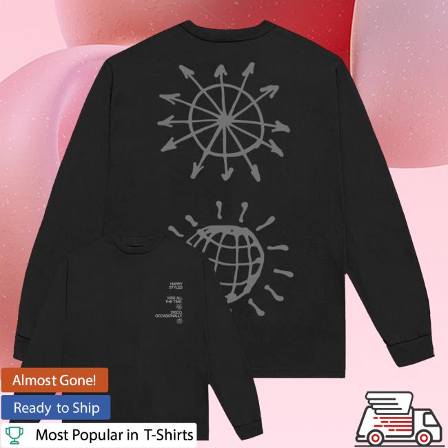 Harry Styles Merch Shop Kiss All The Time. Disco, Occasionally Long Sleeve Shirt