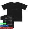 Hayley Williams Merch Shop Credits Black Tee