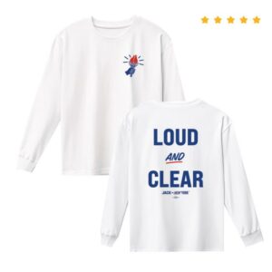 Jack For New York Store Merch Shop Torch White Long-Sleeve Tee