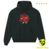 James Marriott Music Merch Shop Romanticise This Valentines Heart Black Hoodie