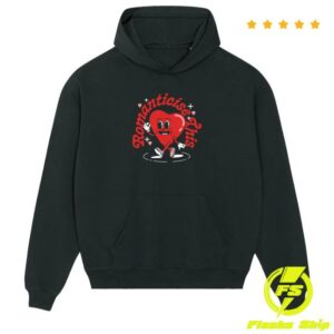 James Marriott Music Merch Shop Romanticise This Valentines Heart Black Hoodie