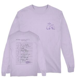 Mitski Merch Shop Library Stamp Long Sleeve Tee