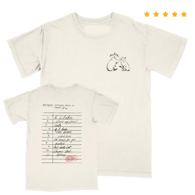 Mitski Merch Shop Library Stamp Tee