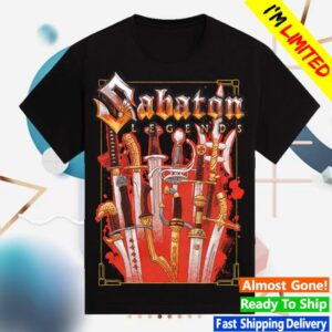 Sabaton Store Merch Shop The Legendary Swords T-Shirt