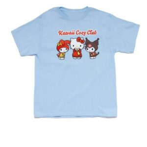Sanrio Merch Store Shop Hello Kitty And Friends Big Kids Kawaii Cozy Club Tee