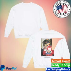 Senna Shop Merch Store Tag Heuer X Senna Oversized Badge Crewneck Sweatshirts