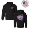 Sharkrobot Merch Store Shop From Helluva Boss With Love Zip-Up Hoodie