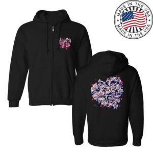Sharkrobot Merch Store Shop From Helluva Boss With Love Zip-Up Hoodie