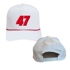 Stenhouse Jr Merch Store Shop White No. 47 Performance Hat
