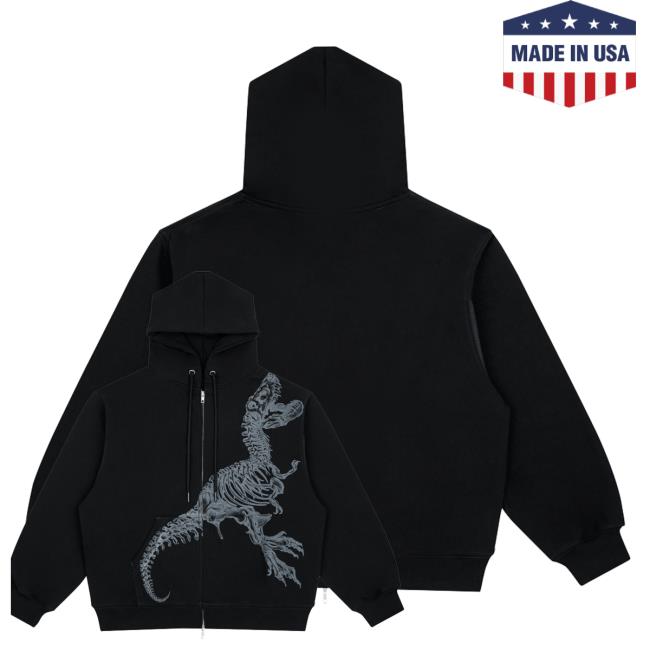 T-Redx Merch Shop Halfdinoedx Zipped Hoodie