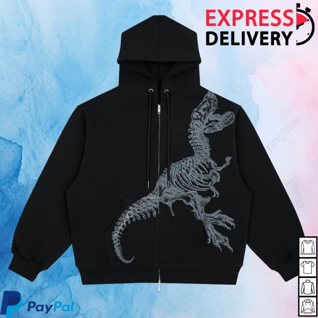 T-Redx Merch Shop Halfdinoedx Zipped Hoodie