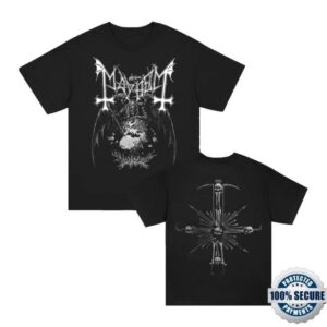 The True Mayhem Store Merch Shop World On Fire T-Shirt (Black)