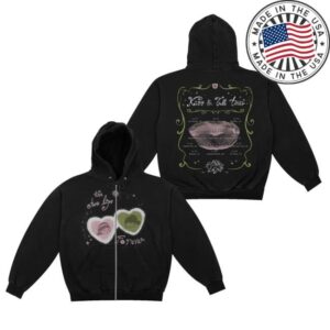 The Two Lips Merch Shop The Two Lips Tour Black Zip-Up Hoodie
