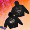 The Two Lips Merch Shop The Two Lips Tour Black Zip-Up Hoodie