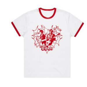Twen Band Merch Store Shop Heart Ringer Tee
