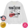 Young Culture Shop Merch Store Snoopy Playing Drift Crewneck