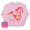 Anne Wilson Shop Store Merch Shop Pink Rebel Crewneck Sweatshirt