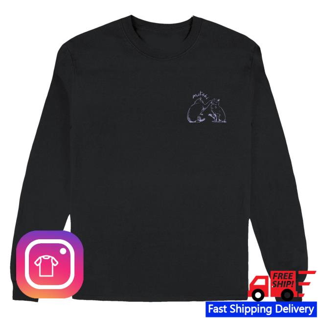 Mitski Merch Shop Library Stamp Long Sleeve Tee (Black)