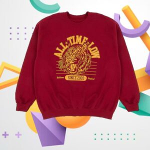 All Time Low Store Merch Shop All Time Low Tiger Crewneck