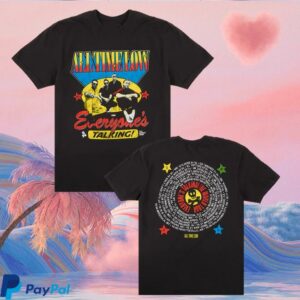All Time Low Store Merch Shop Everyone's Talking Na Dateback T-Shirt