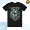 Bayside Shop Merch Store Acoustic Fist Black T-Shirt