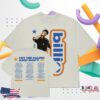 Billie Eilish Store Merch Lean Hit Me Hard And Soft The Tour 2024 White T-Shirt