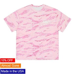 kenny Corteiz Merch Store Shop Island Puff Print Tee Tiger Camo