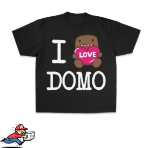 Domokun Merch Store Shop I Heart Domo Tee