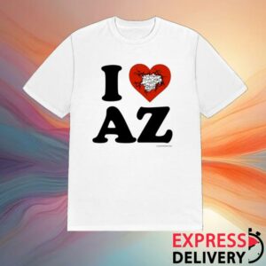 Gatecreeper Merch Store Shop I Heart Az White Tee