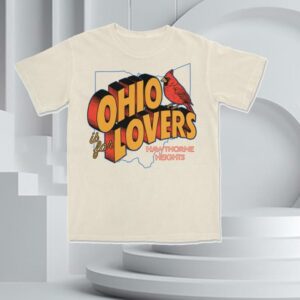 Hawthorne Heights Store Merch Shop Hawthorne Heights Ohio Is For Lovers T-Shirt Valentine's Day Edition