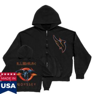 Illenium Music Merch Store Odyssey Zip Hoodie