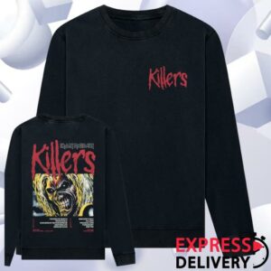 Ironmaiden Merch Shop Killers 45 Tracklist Sweatshirt