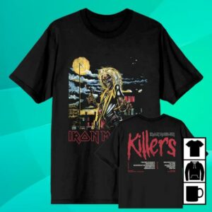 Ironmaiden Merch Shop Killers 45 Tracklist Tee