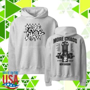 Ken Carson Merch Store Shop Ken Carson More Chaos Cross Style Oversized Hoodie
