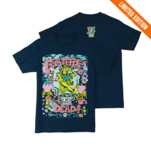 Killer Acid Merch Store Shop Grateful Dead Stealie Navy T-Shirt