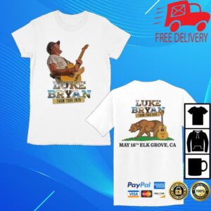 Luke Bryan Merch Store Shop Farm Tour 2026 Tee Elk Grove Ca