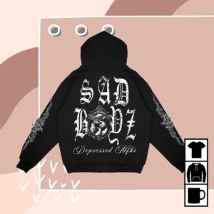Sad Boyz Merch Store Shop Old English Hoodie