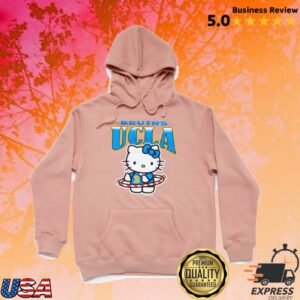 Sanrio Merch Store Shop Hello Kitty X Ucla Bruins Hula Hoops Hoodie