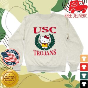 Sanrio Merch Store Shop Hello Kitty X Usc Trojans Two Ways Sweatshirt
