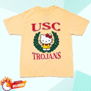 Sanrio Merch Store Shop Hello Kitty X Usc Trojans Two Ways Tee