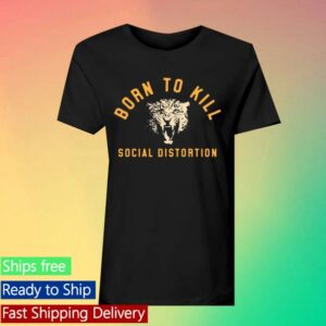 Social Distortion Store Merch Shop Born To Kill Cover T-Shirt